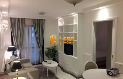 Apartamento mobiliado para locação, 1 suíte, a poucos metros do metrô eucaliptos em moema