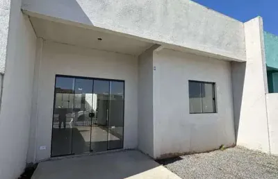 Casa nova à venda em guaratuba, cohapar, com 2 quartos, 52m²