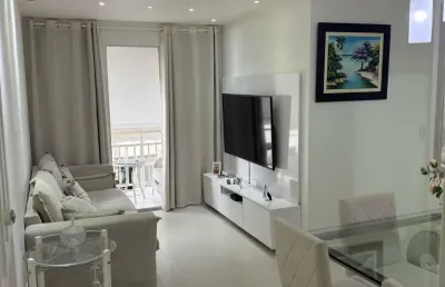 Apartamento com 3 quartos (1 suíte), totalmente planejado, semimobiliado e em ótima localização!!