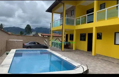 Casa residencial na praia com 4 dormitórios à venda, 279 m² por r$ 750.000 - manacá dos itatins - peruíbe/sp