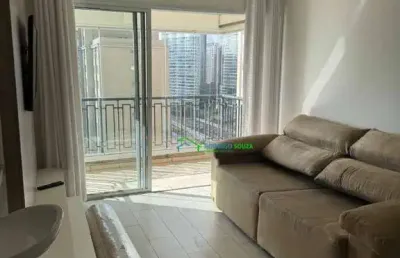 Apartamento com 1 dormitório para alugar, 52 m² - condomínio alpha square mall - alphaville conde ii - barueri/sp