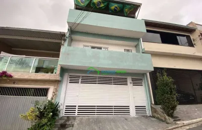 Casa com 4 dormitórios à venda, 220 m² por r$ 550.000,00 - altos da santa lúcia - carapicuíba/sp
