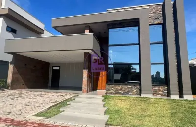 Belissima casa alto padrao em condominio fechado em cambe