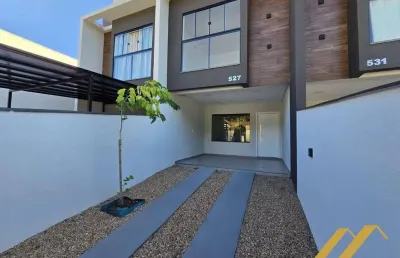 Sobrado com 3 dormitórios à venda, 109 m² por r$ 639.000,00 - água verde - blumenau/sc