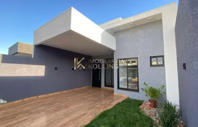 Casa à venda 1 suíte e 2 quartos localizada no jardim concórdia toledo pr