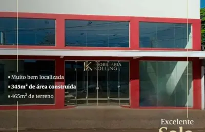 Sala comercial com localização privilegiada, no centro da cidade em toledo-pr.