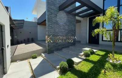Casa térrea com piscina na vila becker, toledo - pr