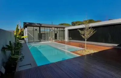 Casa alto padrão à venda com 4 suítes, jardim la salle - toledo pr
