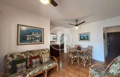 Apartamento de 77m², 02 dormitórios à 50 metros da praia da enseda, guarujá - sp codigo: 104654