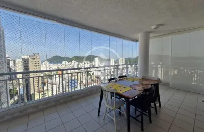 Apartamento loc anual 3 dormitórios com lazer total asturias guarujá sp codigo: 119276