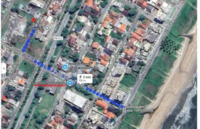 Terreno perto do mar em gaivotas -  rua alceu ferreira, 959 -  matinhos /pr
