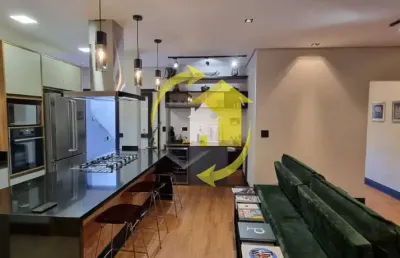 Sobrado alto da mooca - 225 m² a.c. - 3 suítes - 2 vagas - c/ área gourmet