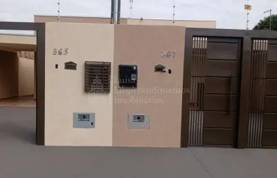 Casa com 2 dormitórios à venda, nova lima, campo grande - ms