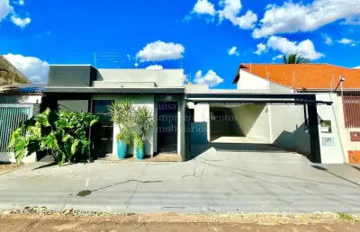 Casa térrea com sala comercial, vila planalto, campo grande - ms