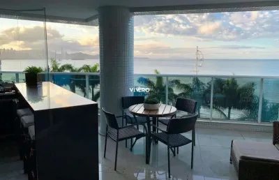 Apartamento frente mar com 4 suítes em balneário camboriú