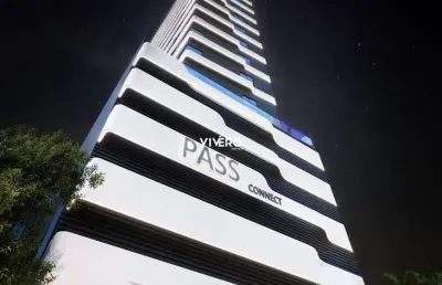 Edifício pass connect - centro - itajaí com 1 dormitório