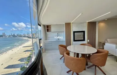 Apartamento frente mar com 4 dormitórios no centro de balneário camboriú