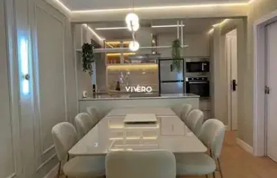 Apartamento na av atlântica em balneário camboriú com 2 suítes