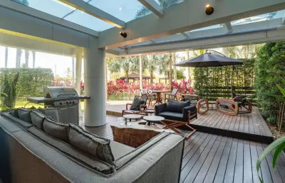 Apartamento garden alto padrão no brava home na praia brava de itajaí com 3 suít
