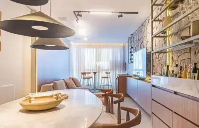 Apartamento com 2 suítes no edifício golden palace - camboriú