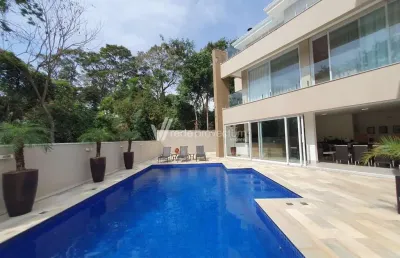 Casa em condomínio fechado com 4 quartos à venda na alameda genebra, 128, condomínio zurich dorf, valinhos, 620 m2 por r$ 4.000.000