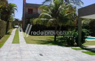 Casa em condomínio fechado com 6 quartos para alugar na rua doutor josé antônio poletto, 545, residencial parque rio das pedras, campinas, 600 m2 por r$ 13.500