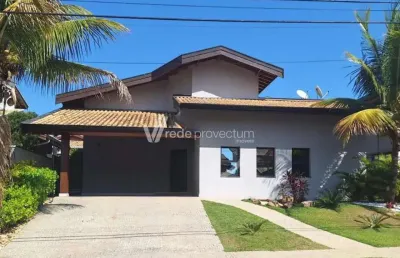 Casa em condomínio fechado com 3 quartos à venda na rua joão previtalle, 2780, condomínio residencial terras do caribe, valinhos, 271 m2 por r$ 1.780.000