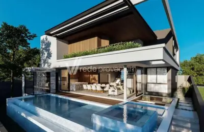 Casa em condomínio fechado com 5 quartos à venda na rua das palmas, 1, alphaville dom pedro, campinas, 388 m2 por r$ 6.100.000