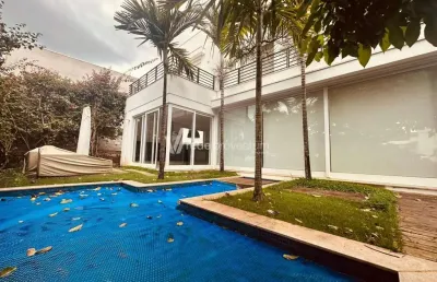 Casa em condomínio fechado com 4 quartos à venda na rua das abélias, 1, alphaville dom pedro, campinas, 350 m2 por r$ 3.500.000