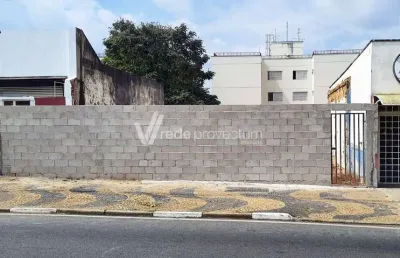 Terreno comercial à venda na avenida doutor alberto sarmento, 530, bonfim, campinas por r$ 470.000