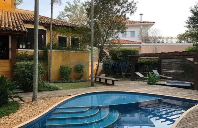 Casa em condomínio fechado com 4 quartos à venda na rua das abélias, 1, alphaville dom pedro, campinas, 458 m2 por r$ 4.950.000