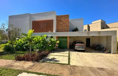 Casa em condomínio fechado com 3 quartos à venda na avenida carlos diaulas serpa, 220, loteamento parque dos alecrins, campinas, 255 m2 por r$ 2.800.000