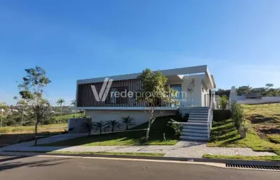 Casa em condomínio fechado com 4 quartos à venda na avenida isaura roque quércia, s/n°, loteamento residencial entre verdes (sousas), campinas, 426 m2 por r$ 7.070.000