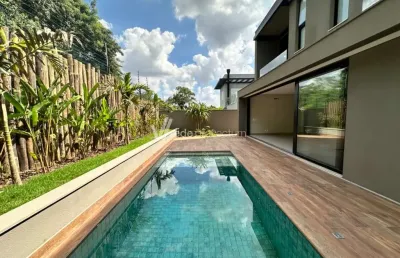 Casa em condomínio fechado com 4 quartos à venda na rua das palmas, 1, alphaville dom pedro, campinas, 403 m2 por r$ 4.500.000