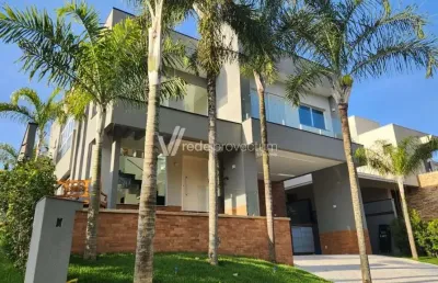 Casa em condomínio fechado com 4 quartos para alugar na rua das abélias, 1, alphaville dom pedro, campinas, 354 m2 por r$ 21.000