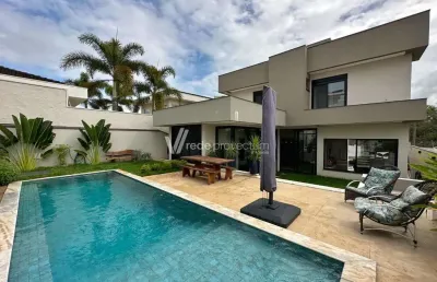 Casa em condomínio fechado com 4 quartos à venda na avenida presidente juscelino kubitschek de oliveira, 901, jardim flamboyant, paulínia, 382 m2 por r$ 3.200.000