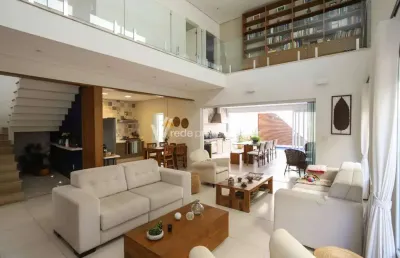 Casa em condomínio fechado com 3 quartos à venda na rua roberto abdalla, s/n°, vila dos plátanos, campinas, 291 m2 por r$ 2.650.000