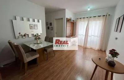Apartamento com 2 dormitórios à venda, 55 m² por r$ 190.000 - conjunto habitacional doutor antônio villela silva - araçatuba/sp