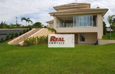 Rancho com 3 dormitórios à venda, 352 m² por r$ 800.000,00 - condomínio córrego azul - araçatuba/sp