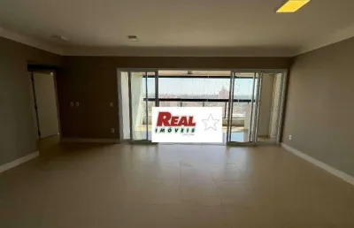 Apartamento com 3 dormitórios para alugar, 138 m² por r$ 5.730,00/mês - vila mendonça - araçatuba/sp