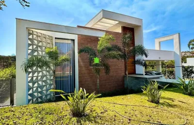 Casa em condomínio fechado com 4 quartos à venda na um,, 50, residencial champagne, lagoa santa por r$ 2.500.000
