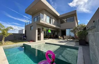 Casa em condomínio fechado com 4 quartos à venda na rua viareggio, 153, gran park, vespasiano por r$ 2.700.000