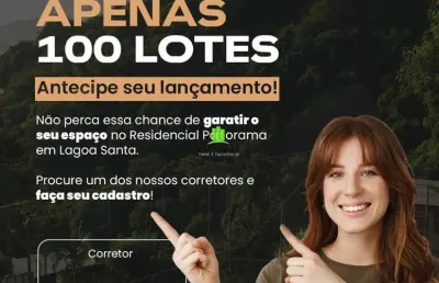Terreno à venda na um, 1, residencial visão, lagoa santa por r$ 221.340