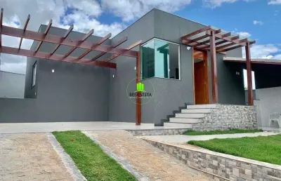 Casa em condomínio fechado com 3 quartos à venda na jerusalém, 241, shalimar, lagoa santa por r$ 600.000