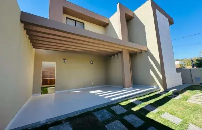 Casa em condomínio fechado com 3 quartos à venda na três,, 90, sobradinho, lagoa santa por r$ 990.000