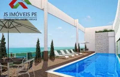 Apartamento 3 quartos beira mar em barra de jangada