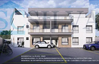 Apartamento dois quartos à venda no bairro peró (em construção)
