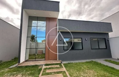 Casa moderna com área gourmet à venda por r$ 530.000 na enseada das gaivotas, rio das ostras/rj