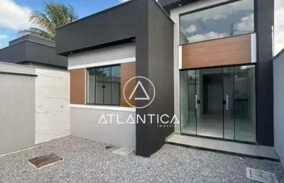Atlântica imóveis tem excelente casa à venda, por r$ 358.000,00 rio das ostras/ rj