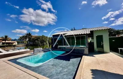 Casa de alto padrão à venda - condomínio bosque beira rio, rio das ostras - r$ 2.000.000,00